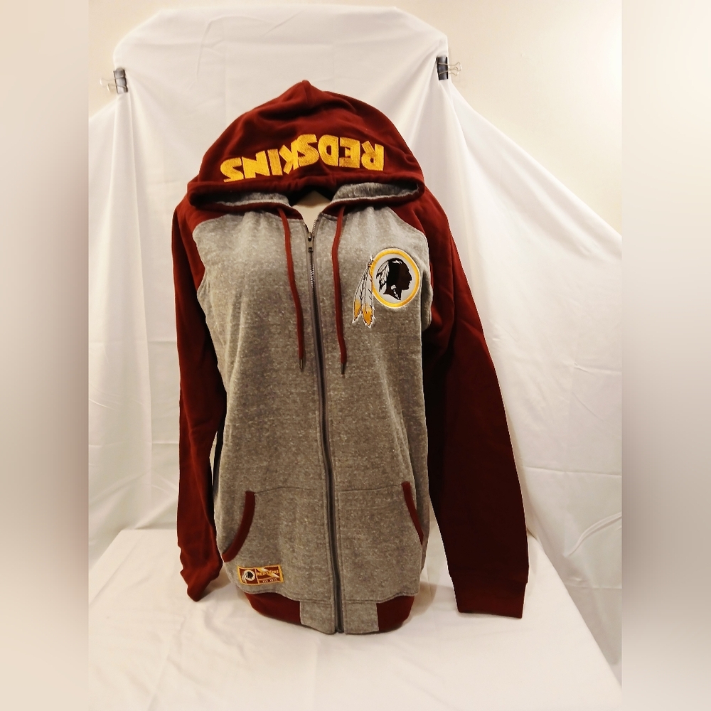 NFL Gray and Maroon Team Apparel Hoodie